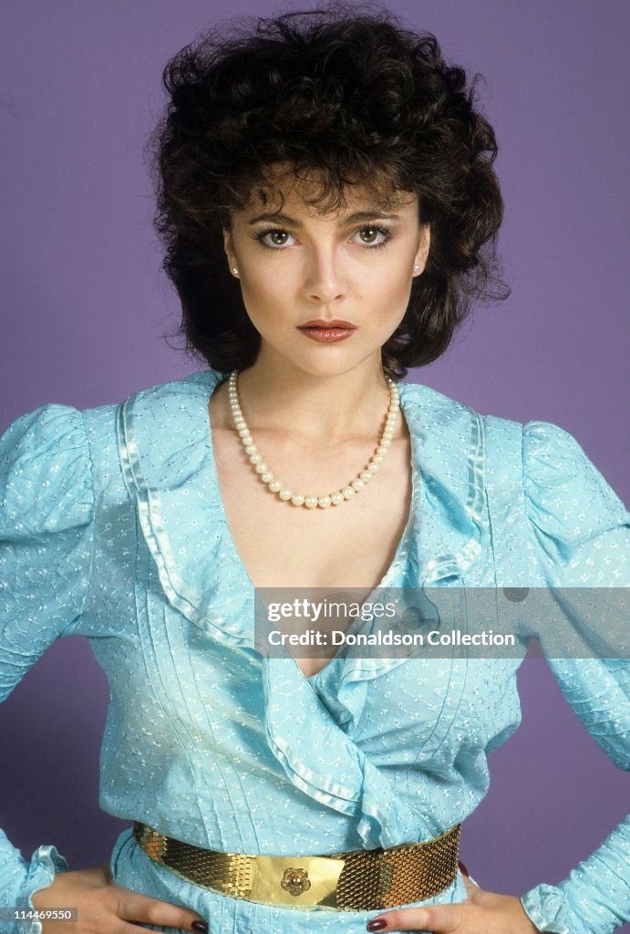 Actress Emma Samms poses for a portrait in circa 1985 in Los Angeles