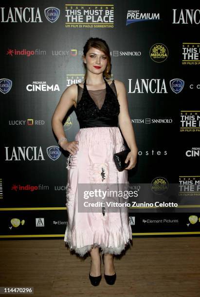 Eve Hewson attends the 'This Must Be The Place' party hosted by Lancia during the 64th Cannes Film Festival at Plage La Mandala on May 20, 2011 in...