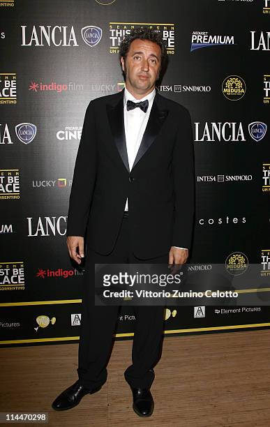 Director Paolo Sorrentino attends the 'This Must Be The Place' party hosted by Lancia during the 64th Cannes Film Festival at Plage La Mandala on May...