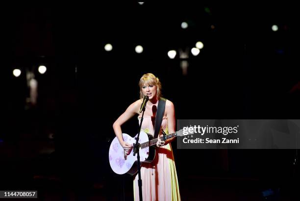 Taylor Swift performs during the Time 100 Gala 2019 at Jazz at Lincoln Center on April 23, 2019 in New York City.