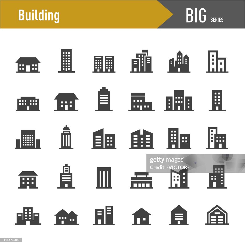 Iconos del edificio-Big series