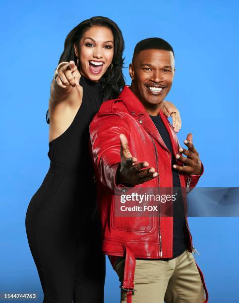 Corinne Foxx and host Jamie Foxx. BEAT SHAZAM premieres Monday, May 20 on FOX.