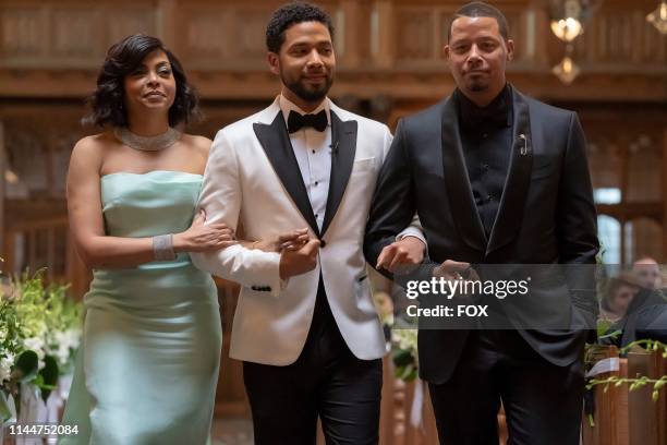 Taraji P. Henson, Jussie Smollett and Terrence Howard in the "Never Doubt I Love" episode of EMPIRE airing Wednesday, April 24 on FOX.