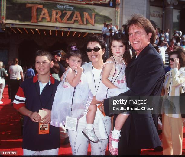 Hollywood, CA Bruce Jenner and family at the premiere of the new film "Tarzan." Photo Brenda Chase/Online USA, Inc.