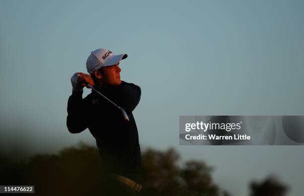 Martin Kaymer of Germany in action during his last 16 match of the Volvo World Match Play Championships at Finca Cortesin on May 20, 2011 in Casares,...