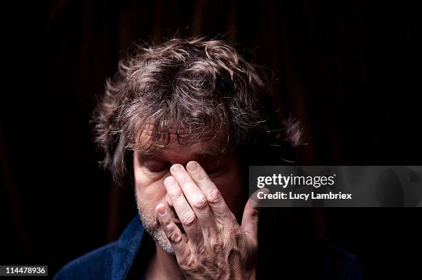 the hand - man scratching stock pictures, royalty-free photos & images