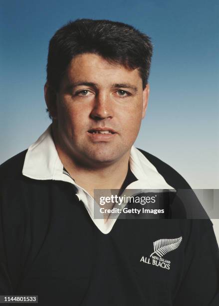 New Zealand All Blacks Rugby player Warren Gatland pictured circa 1988 in New Zealand.