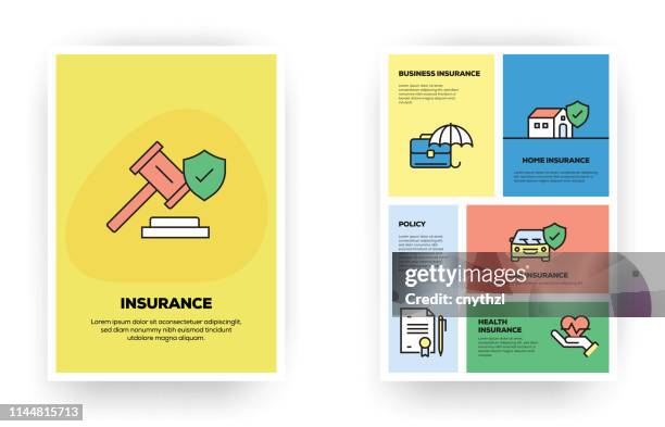 insurance related infographic - product testing stock illustrations