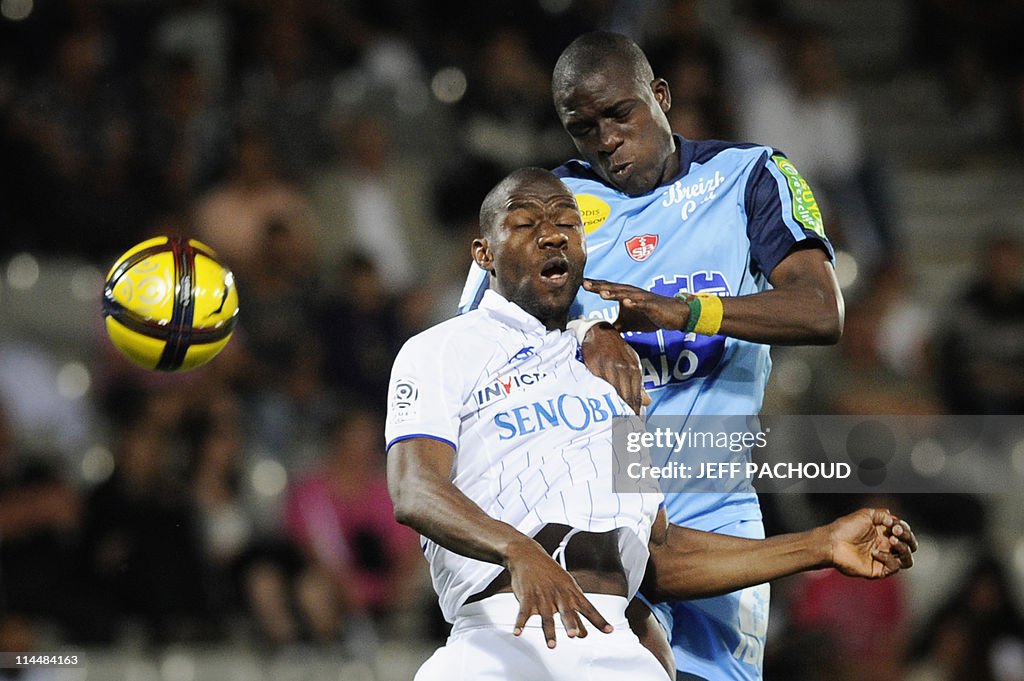 Auxerre's Malian defender Adama Coulibal