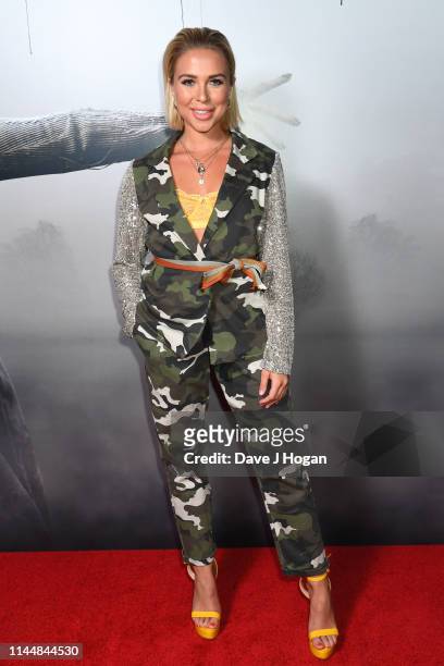 Gabby Allen attends The Curse Of La Llorona at Picturehouse Central on April 24, 2019 in London, England.