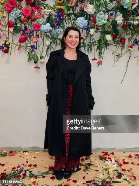 Sadie Frost attends a book launch party for "The Blues Comes With Good News" by Sonny Hall at Found & Vision on May 18, 2019 in London, England.