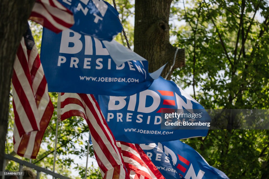 Former Vice President Joe Biden Holds Campaign Event