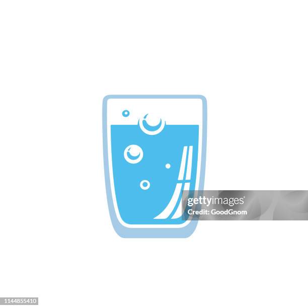 water glass - glass shower stock illustrations