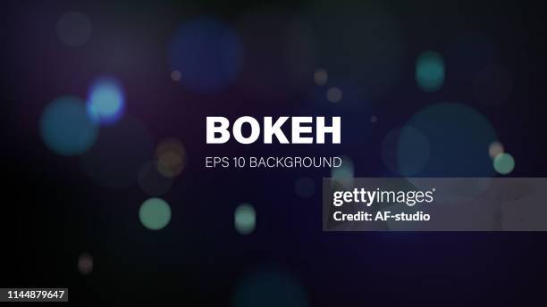 ilustraciones, imágenes clip art, dibujos animados e iconos de stock de fondo bokeh - particle