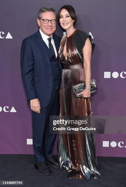 Michael Ovitz and Tamara Mellon attend the MOCA Benefit 2019 at The Geffen Contemporary at MOCA on May 18, 2019 in Los Angeles, California.