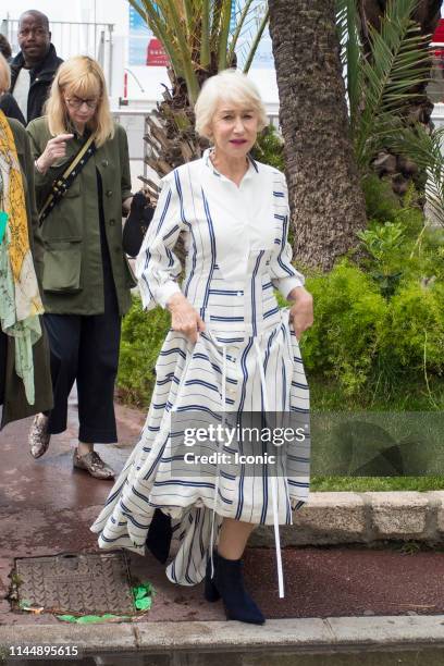 Helen Mirren is seen during the 72nd annual Cannes Film Festival on May 19, 2019 in Cannes, France.