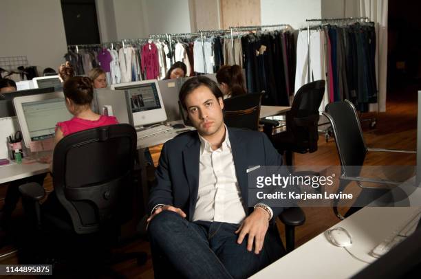 Founder Ari Goldberg poses for a portrait at the offices of fashion digital media company StyleCaster on October 27, 2009 in New York City, New York.