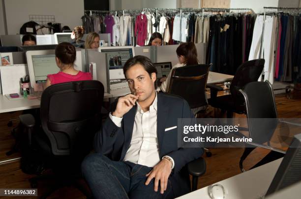 Founder Ari Goldberg poses for a portrait at the offices of fashion digital media company StyleCaster on October 27, 2009 in New York City, New York.