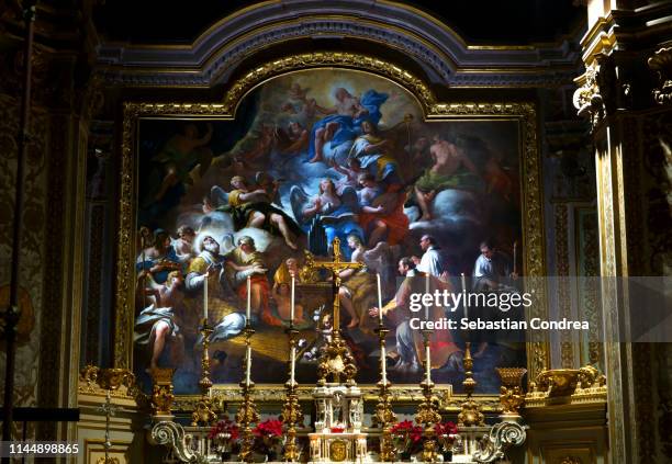 the duomo, cathedral of naples, italian architecture, naples, italy - naples italy street stock pictures, royalty-free photos & images