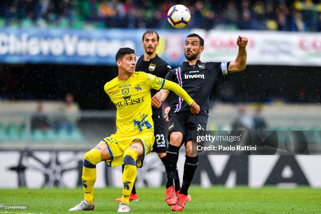 Chievo Verona v Sampdoria - Serie A