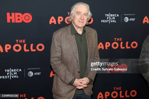 Robert De Niro attends 18th Annual Tribeca Film Festival 2019 Opening Night Screening Of "The Apollo" at The Apollo Theater on April 24, 2019 in New...