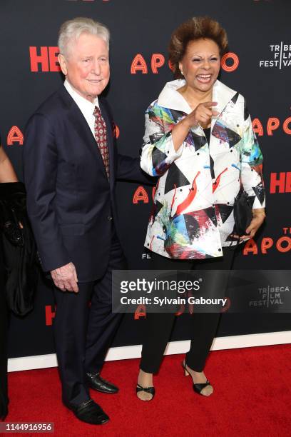 Grahame Pratt and Leslie Uggams attend 18th Annual Tribeca Film Festival 2019 Opening Night Screening Of "The Apollo" at The Apollo Theater on April...