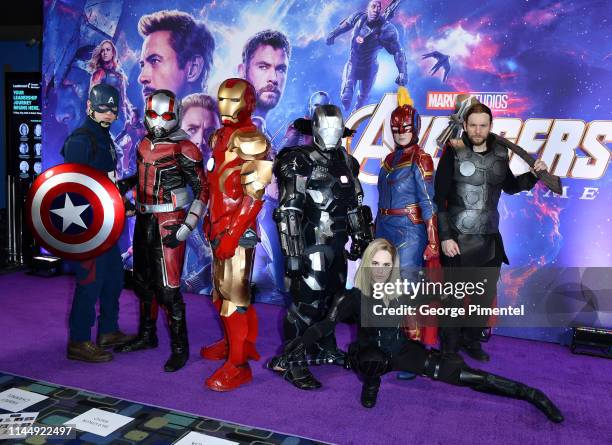 General atmosphere at the 'Avengers: Endgame' Canadian Premiere at Scotiabank Theatre on April 24, 2019 in Toronto, Canada.