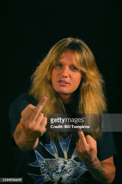 March 2004]: Sebastian Bach photographed March 2004 in New York City.