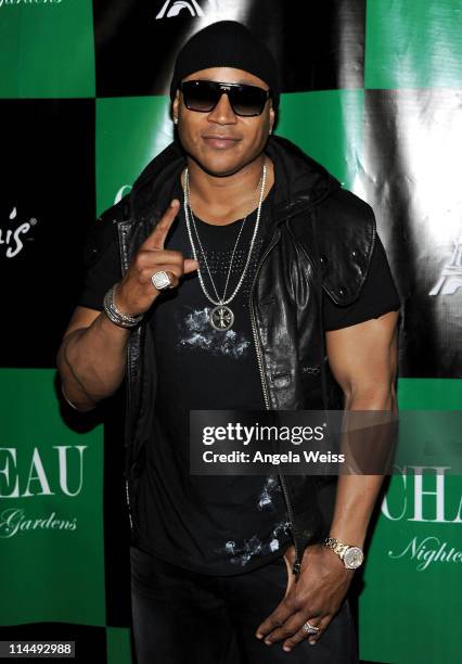 Rapper LL Cool J arrives at Chateau Nightclub and Gardens at Paris Las Vegas on May 21, 2011 in Las Vegas, Nevada.