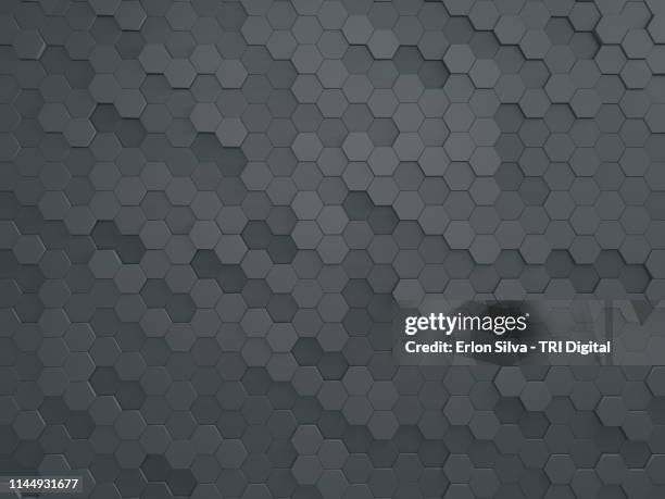 modern honeycomb wall made for graphic design background - hexagon bildbanksfoton och bilder