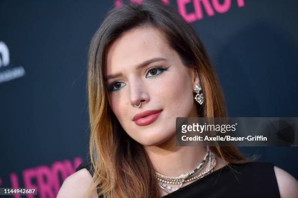 Bella Thorne attends the LA Premiere of Universal Pictures' "J.T. Leroy" at ArcLight Hollywood on April 24, 2019 in Hollywood, California.