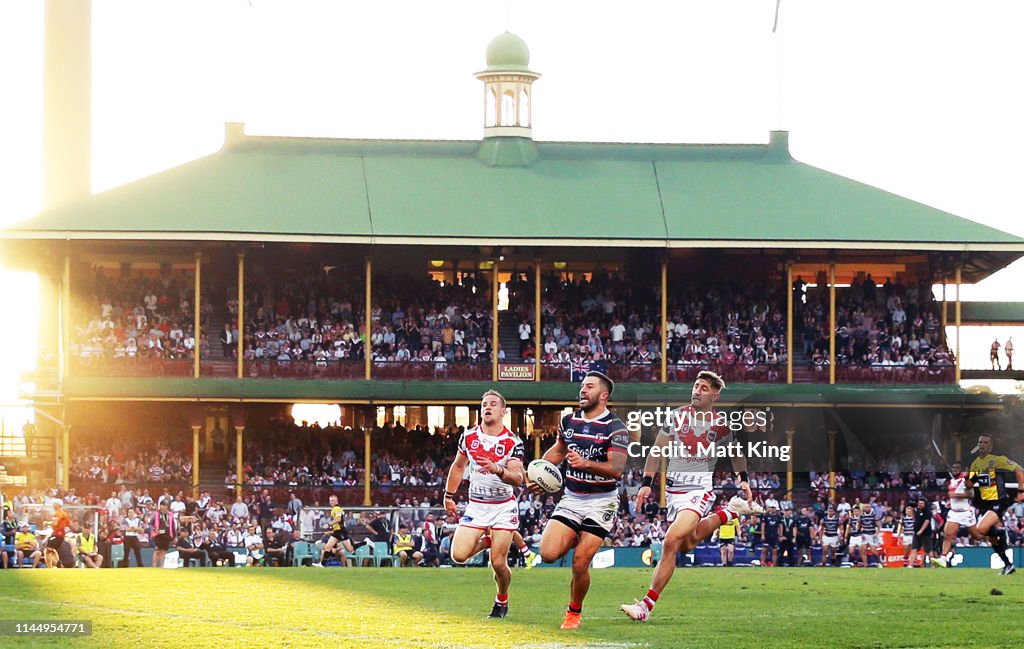 NRL Rd 7 - Roosters v Dragons