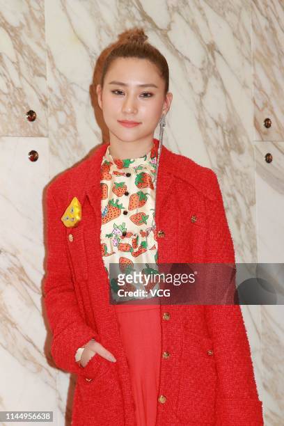 Laurinda Ho Chiu-lin, daughter of SJM Holdings founder Stanley Ho, attends a Gucci event on April 24, 2019 in Hong Kong, China.