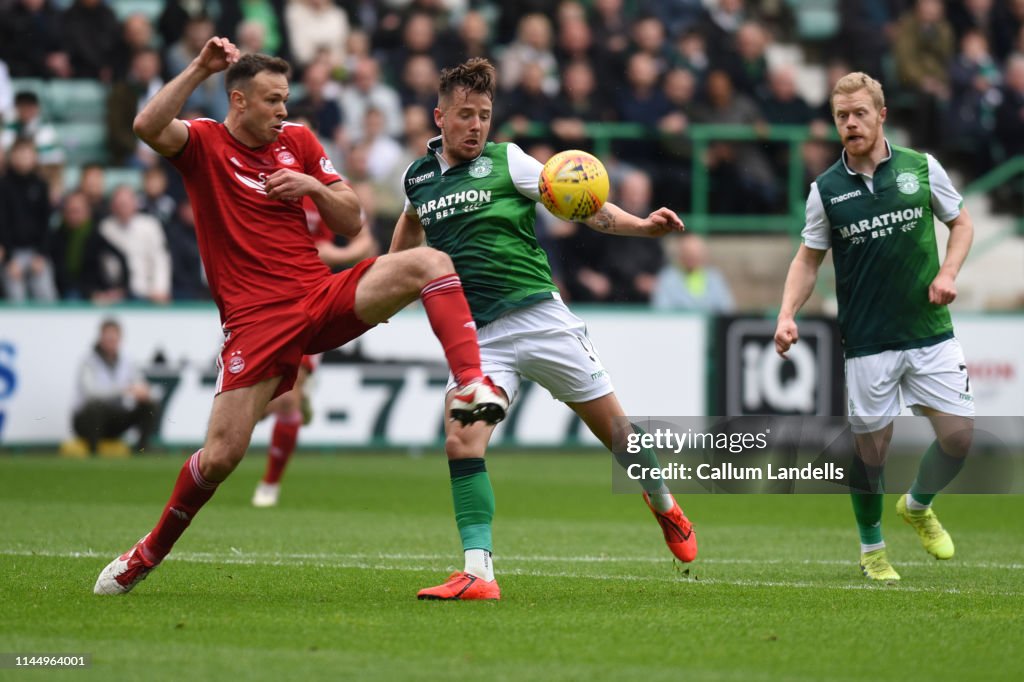 Hibernian v Aberdeen -  Scottish Ladbrokes Premiership