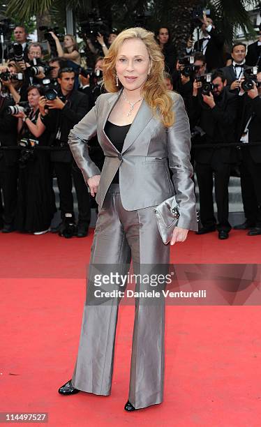 Faye Dunaway attends the "Les Bien-Aimes" Premiere and Closing Ceremony during the 64th Annual Cannes Film Festival at the Palais des Festivals on...