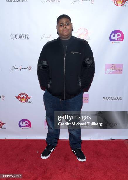 Akinyele Caldwell attends a concert by Jovan Armand at Globe Theater on April 24, 2019 in Los Angeles, California.