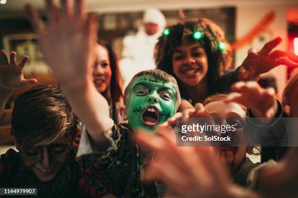 group of zombies - halloween stock pictures, royalty-free photos & images