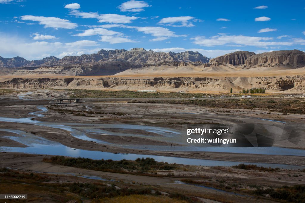 The River Langqen Zangbo,Western Tibet