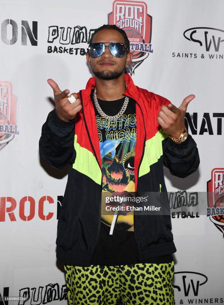 The Roc Rapper Eastpointe Rapper/singer Mozart La Para arrives at Roc Nation's Roc da Court ...
