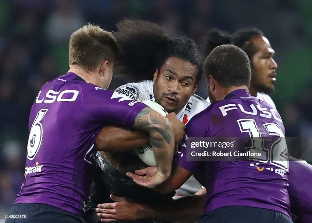 NRL Rd 7 - Storm v Warriors