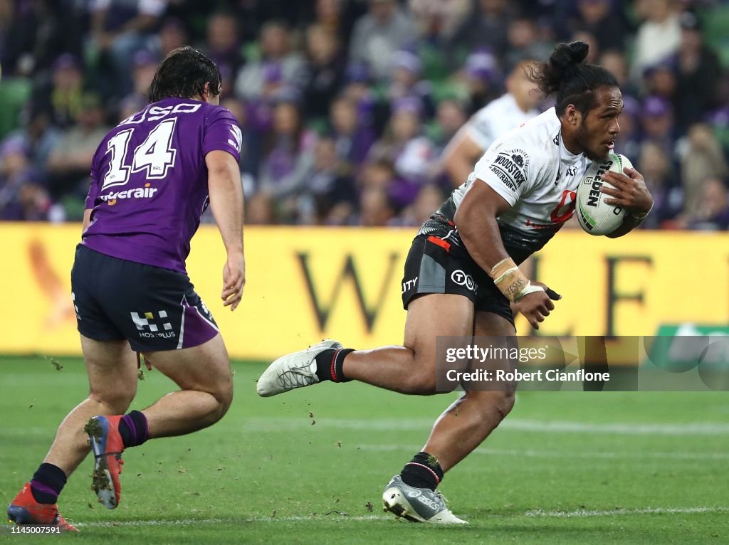 NRL Rd 7 - Storm v Warriors