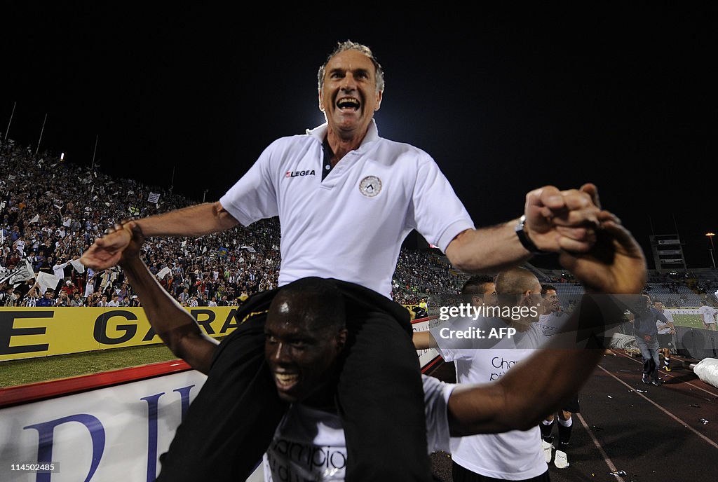 Udinese's coach Francesco Guidolin celeb