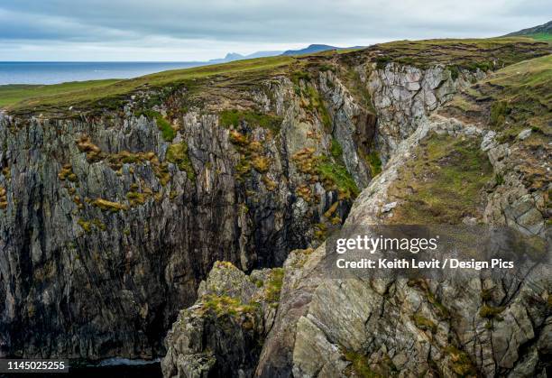 achill island, achill sound, wild atlantic way - achill bildbanksfoton och bilder