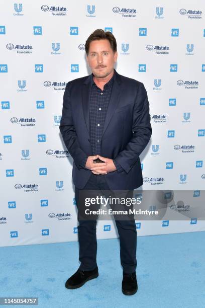 Emilio Estevez attends WE Day California at The Forum on April 25, 2019 in Inglewood, California.