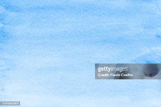 light blue watercolor background - 水彩画 ストックフォトと画像