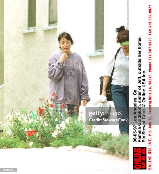 Los Angeles, Ca. Pamela Goldblum, sister of Jeff, outside her home