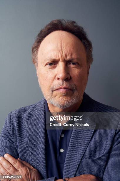 Billy Crystal of the film 'Standing Up, Falling Down' poses for a portrait during the 2019 Tribeca Film Festival at Spring Studio on April 25, 2019...