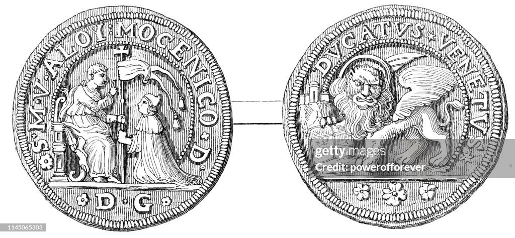 Ducket Venetian Silver Ducat Coin High-Res Vector Graphic - Getty Images