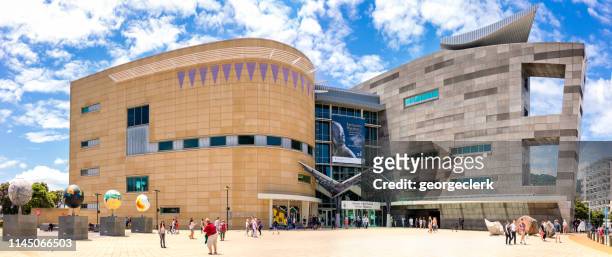te papa tongarewa or the museum of new zealand in wellington - in museum stock pictures, royalty-free photos & images