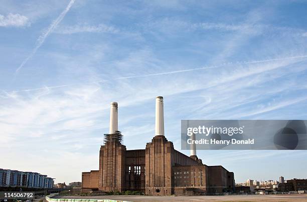 battersea power station - battersea power station foto e immagini stock